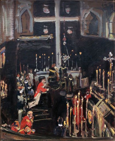 Requiem for the St. Georgsknights by Max Slevogt